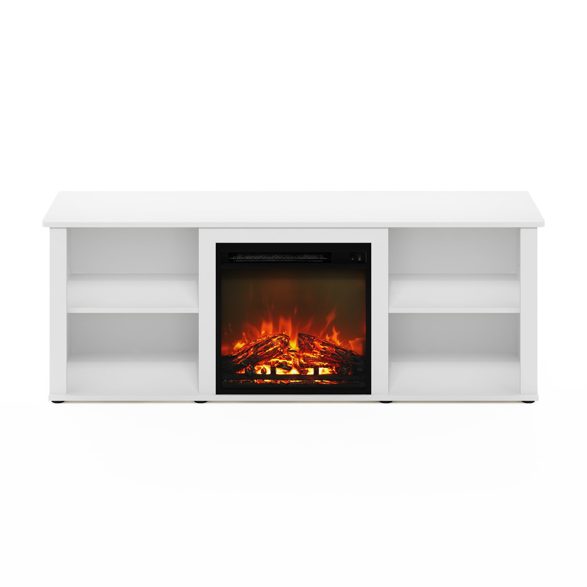 Furinno Classic 60 Inch Tv Stand With Fireplace