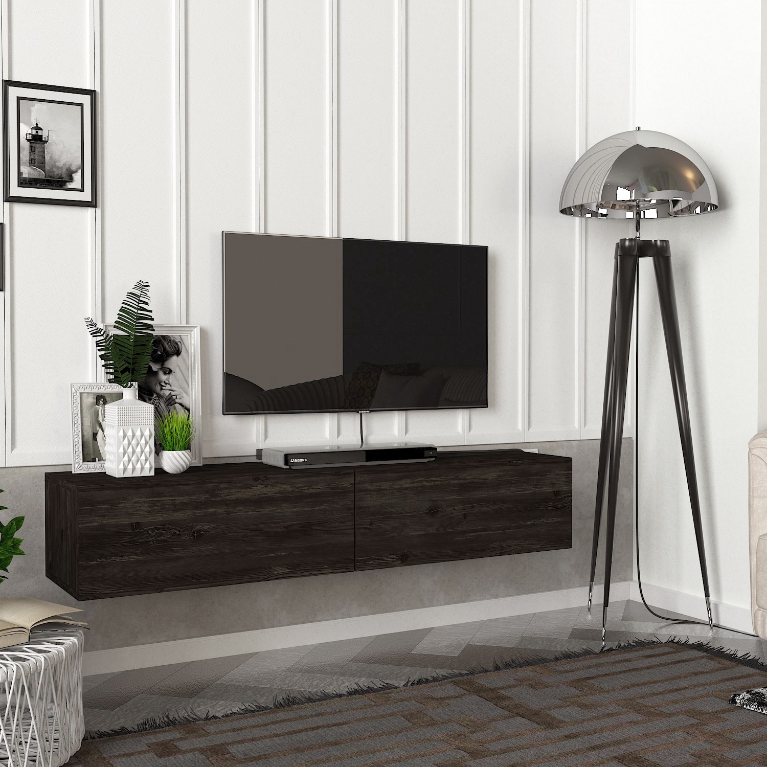 Aristo Floating Tv Stand For Tvs Up To 60