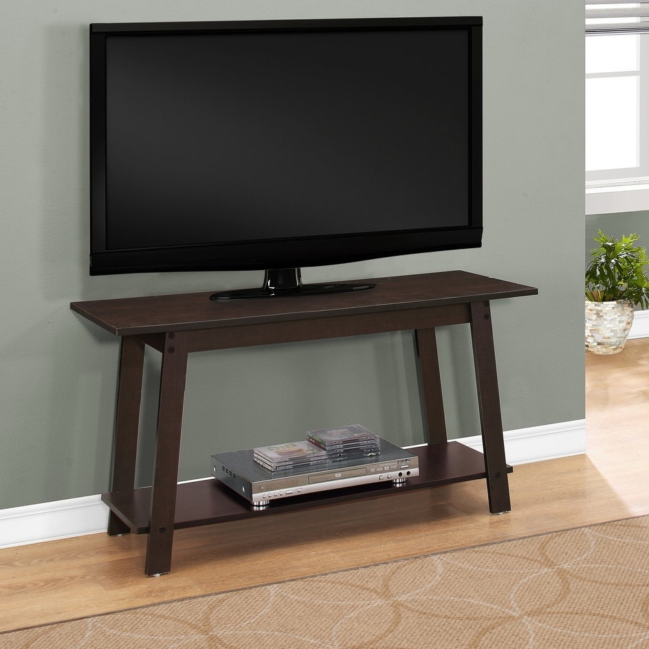 Tv Stand  42 Inch  Console  Media Entertainment Center  Storage Shelves  Living Room  Bedroom  Laminate  Contemporary