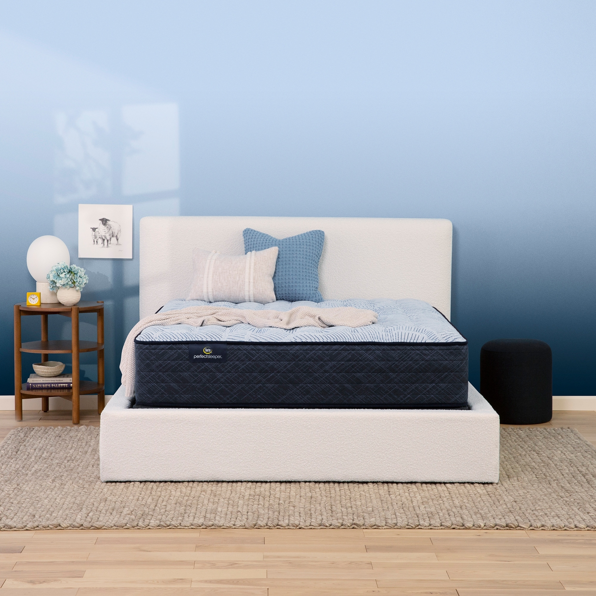Serta Perfect Sleeper Nurture Night 13.5 Medium Mattress - Light Blue