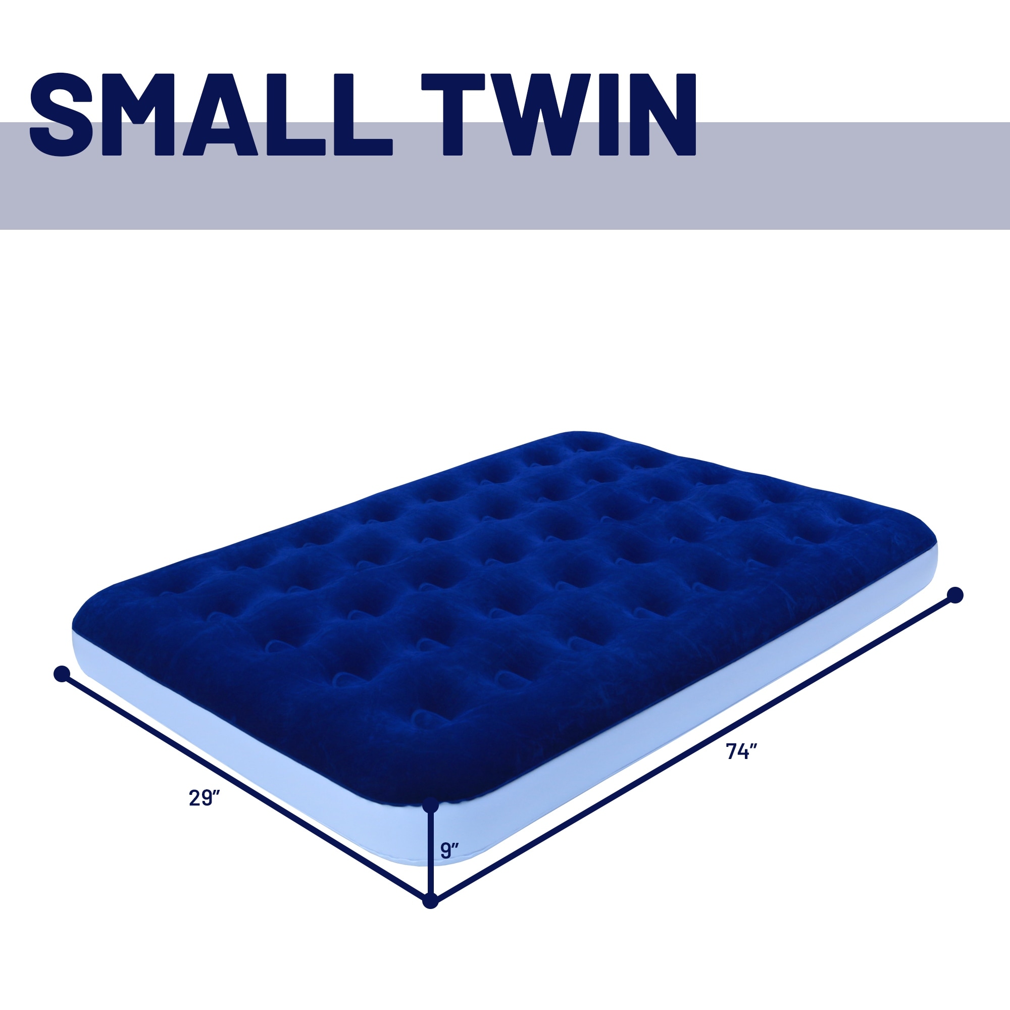9-inch Durable Air Mattress With Comfort Coil Technology And High Capacity Pump  Good For Camping  Home And Portable Travel.