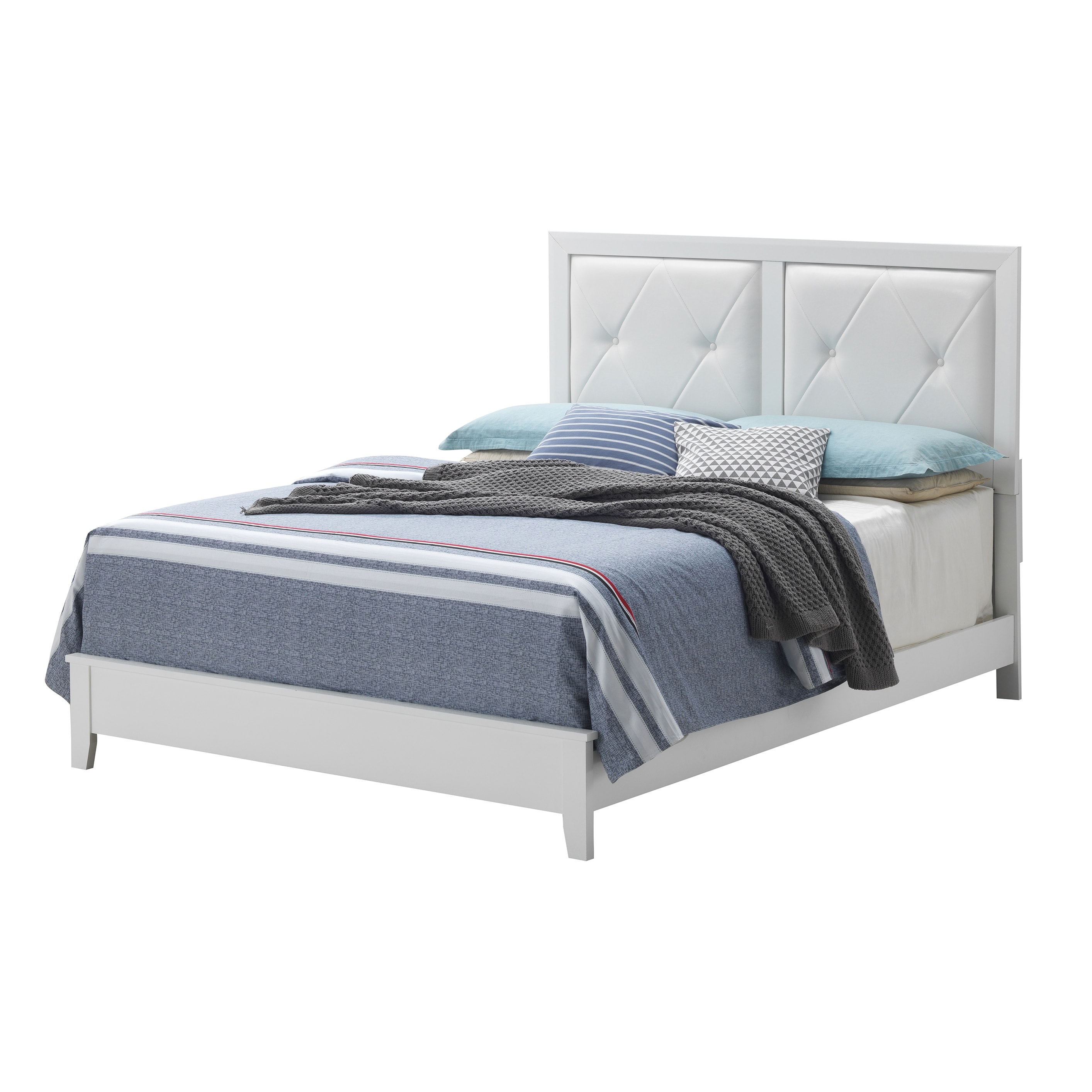 Lyke Home Queen Bed   White