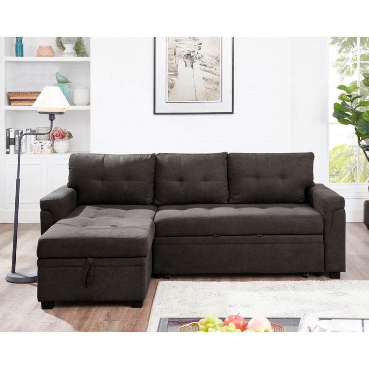 Perry Modern Sectional Sofa With Storage Chaise